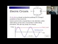 Electric Current Concepts and Definitions