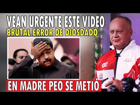 Así EL DICTADOR Diosdado METIÓ la PATA al intentar GRABAR un video haciéndose pasar por BUENO!