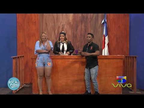 El Chantaje de la rubia en el juzgado - Boca de piano es un show