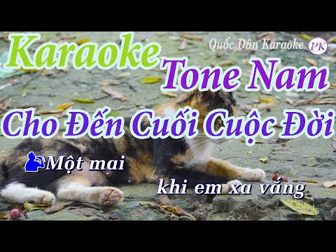 Karaoke Cho Đến Cuối Cuộc Đời – St:Trúc Hồ – Tone Nam (Rê# Thứ D#m) – Quốc Dân Karaoke