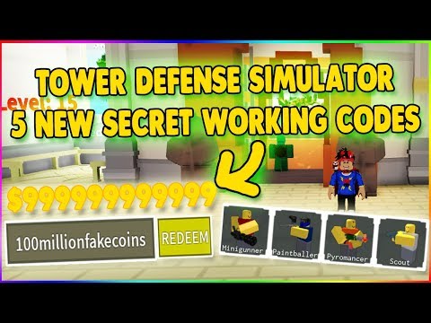 Money Codes For Tower Defense Simulator 07 2021 - roblox tower defense infinite oney scropt