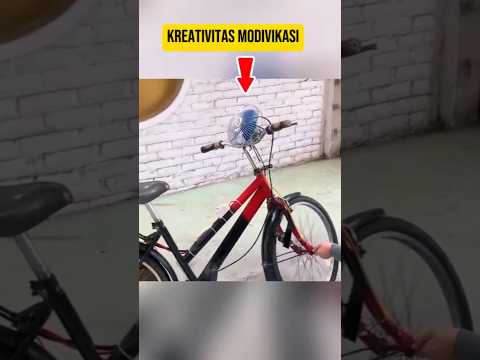 Pemuda Jenius! Sepeda Rusak Disulap Jadi Sepeda Listrik #faktaunik #shrots