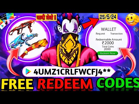 Free Redeem Code 💎 Free Fire Redeem Code Today 😱🔥 $1000 Free Redeem | New Code Today | Free Diamonds