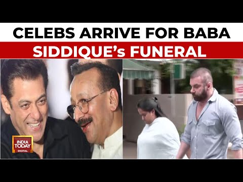 Baba Siddique Killed: Celebrities Arrive For Baba Siddique's Funeral | India Today