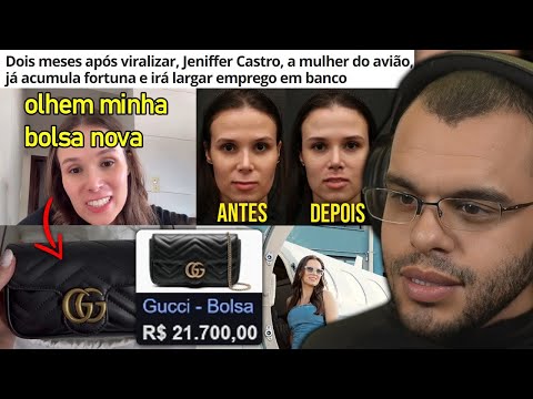 2 MESES APÓS POLÊMICA, JENIFFER DO AVIÃO LARGA EMPREGO E OSTENTA ROUPAS DE GRIFE