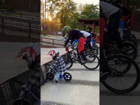 4 Year Old Vs Pros! #bike #race #kid #awesome