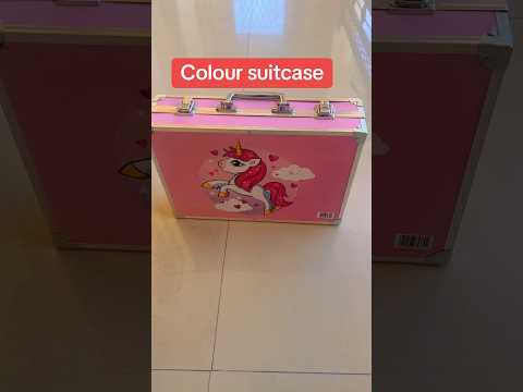 Colour Suitcase #stationarycollection #haulvideo #explore #haul #fypシ #colourbox #soothingsounds