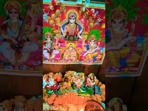 मेरे घर आओ लक्ष्मी माँ 🙏🪔❤️🚩🌺 #laxmipuja #diwali #happydiwali y