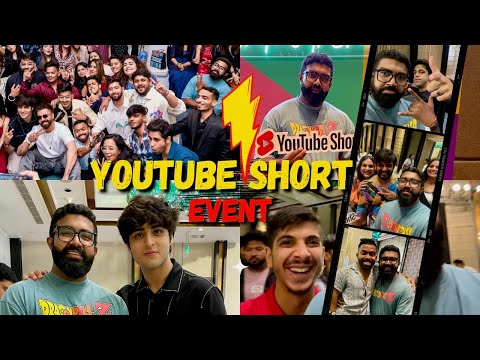 YOUTUBE SHORTS EVENT 2023 | TRIED TO MEET 100+ CREATORS ft ​⁠@harrdysandhu #celebratewithshorts