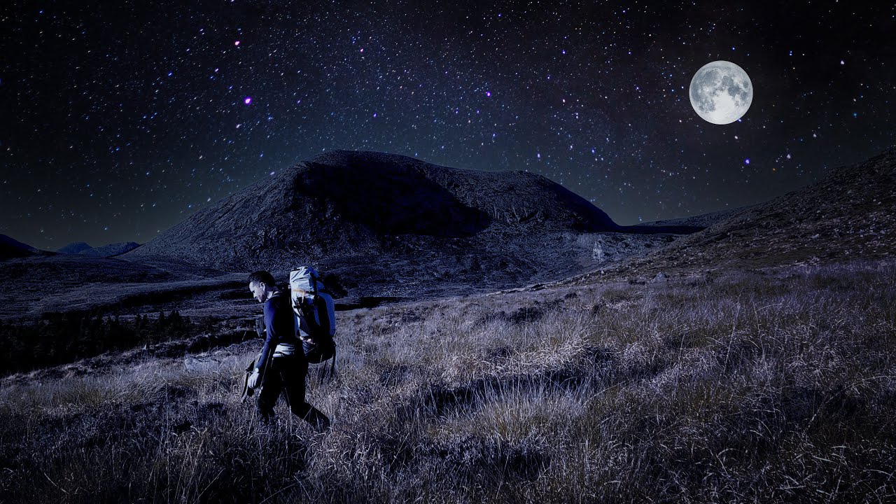 Solo Winter Wild Camping Ireland. Alone in the dark for 16 Hours, Mourne Mountains
