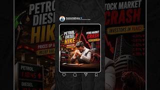 Can Stock Market Crash 📉 because of Petrol Diesel Hike! 🚨