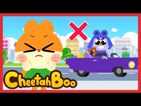 Oh, Don't Follow Strangers! | Safety Tips & Animal songs | Nursery rhymes & Kids Song | #Cheetahboo