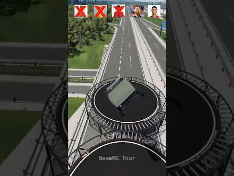 CR7 vs Messi vs Neymar vs Mbappe vs JUMP #beamngdrive #football #shorts #simulator