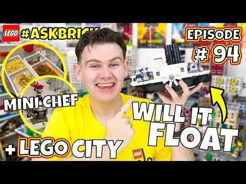 SECRETS of the Mini Chef Restaurant? My LEGO City?  Taking Ozempic?? & MORE | #AskBrick 94