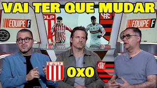 QUEM DO FLAMENGO SE SALVOU CONTRA O ESTUDIANTES NO JOGO DE IDA?