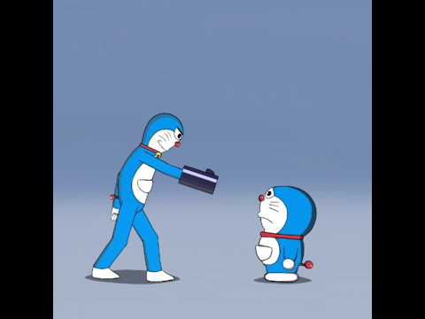 Doraemon vs Evil doraemon bottle flip challenge...