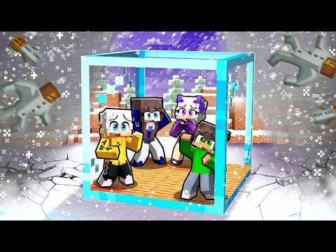TEMPESTA di NEVE MORTALE contro BUNKER APOCALITTICO in Minecraft!