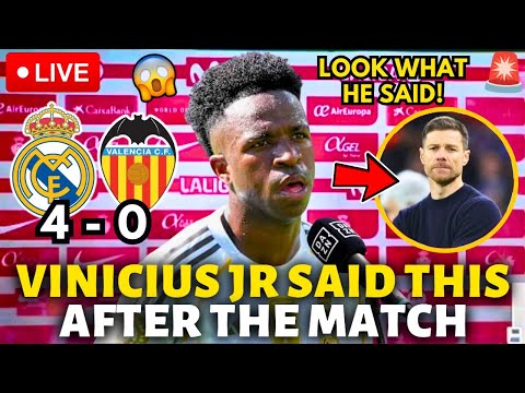 🚨BOMB! VINICIUS JR SAID THIS ABOUT XABI ALONSO AFTER THE MATCH! LOOK WHAT HE SAID! REAL MADRID NEWS
