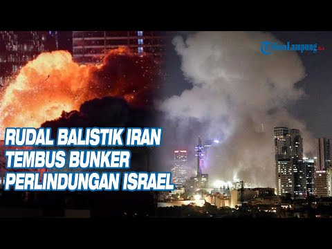 Bunker Perlindungan Israel Jebol Tak Sanggup Menahan Gempuran Hujan Rudal Balistik Iran