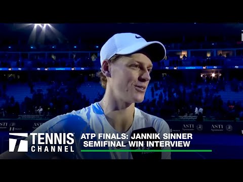 Jannik Sinner is 1st Italian to Reach the Championship at the ATP Finals | 2023 ATP Finals Interview