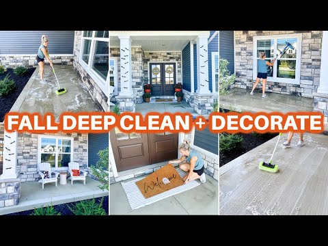 NEW! 🍁 FALL DEEP CLEAN WITH ME | HOURS OF CLEANING MOTIVATION | FALL DECOR 2023 |HOMEMAKING CLEANING