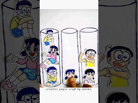 Nobita Mind Refresh??|| Nobita drawing #shorts #doraemon