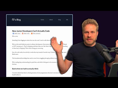 Are devs getting dumber because of AI?