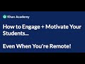Engagement and Teaching Strategies in Remote Learning