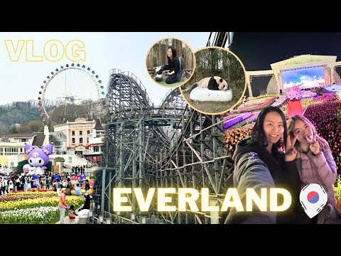 We queued for 1,5 hours to see PANDAS for 5 mins?! | Day trip to EVERLAND! (ft. Banpo Hangang Park)