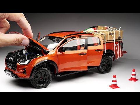 Unboxing of Most Realistic Miniature ISUZU DMAX 1:18 Scale Diecast Model Car