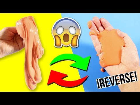 ¡¡¡INCREÍBLE!!! 🙀 ¡¡Cómo convertir el SLIME de nuevo en PEGAMENTO con solo 1 INGREDIENTE!