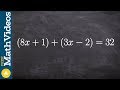 Solving Equations and Operations