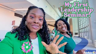 MY FIRST LEADERSHIP SEMINAR! 🩷💚