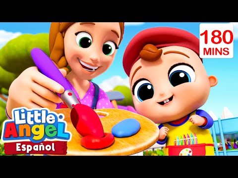 Mezclar colores con Bebé Juan | Canciones Infantiles🎵| Juega y aprende | Moonbug Español