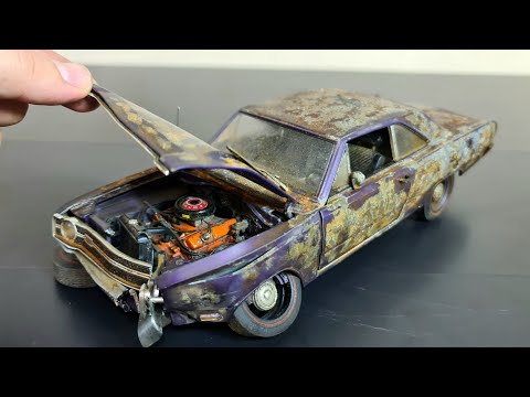 Restoration Dodge Dart GTS 440 1969 - Abandoned Model Car