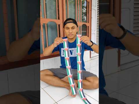 BUS BASURI PASANG BENDERA PALESTINA SUPER PANJANG #busbasuri #savepalestina #diy #craft