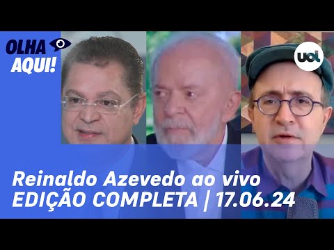 Reinaldo Azevedo ao vivo: PL do aborto, Sóstenes x Lula; Valdemar e+ | OLHA AQUI COMPLETO | 17/06