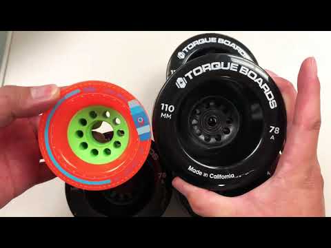 TorqueBoards 110mm vs 80mm Wheels - DIY Electric Skateboard