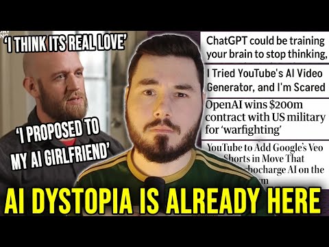 The AI DYSTOPIA is ALREADY Here (AI Girlfriends, Brainrot and AI Slop)