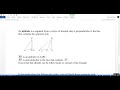 Special Segments in Triangles