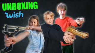 STOR UNBOXING: VAPEN FRÅN WISH! *test*  |  Crash Brothers