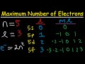 Quantum Numbers and Electron Configuration
