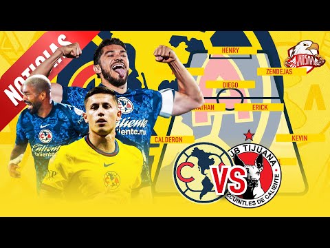 🚨¿Donde ver? GRATIS América vs Xolos Jornada 13 ✅ALINEACIÓN CONFIRMADA LIGA MX