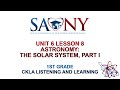 Exploring the Solar System: 1st Grade Astronomy Concepts