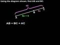 Segment Addition and Algebraic Equations