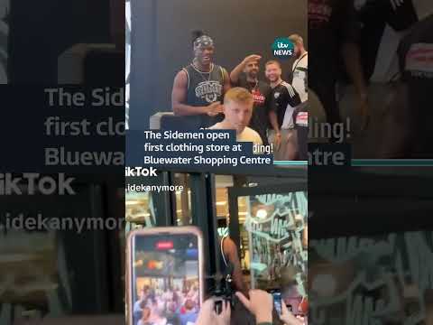 Sidemen shutdown Bluewater #itvnews #news