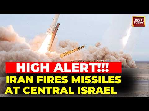 Iran Fires Fresh Barrage Of Missiles At Central Israel, Defence Systems Intercept Attack