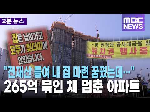 <strong>시공사</strong> 부도에 반값 공매도 유찰.. 애타는 입주예정자들
