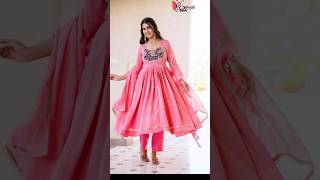 Buy Beautiful Pink Anarkali Salwar Kameez / To order WhatsApp +91 75675 30848 #trending #ytshorts
