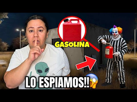 ESPIAMOS AL *PAYASSO* ASES1N0 Y ME DEJO ENCERRADA😱 terrorifico